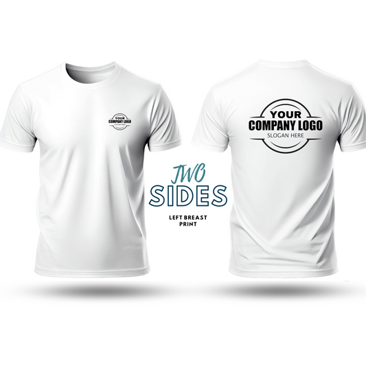 Custom Printed Shirts - Design/Logo Front Only